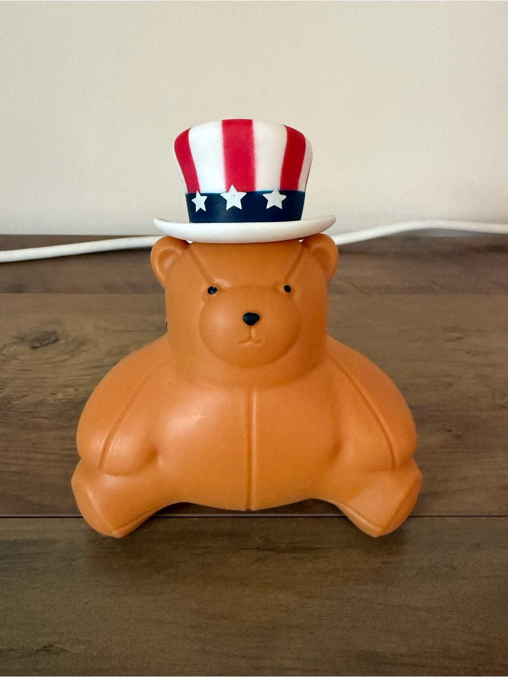 Sunny Days Patriotic Bear Squishy Toy – Uncle Sam Hat – America 250